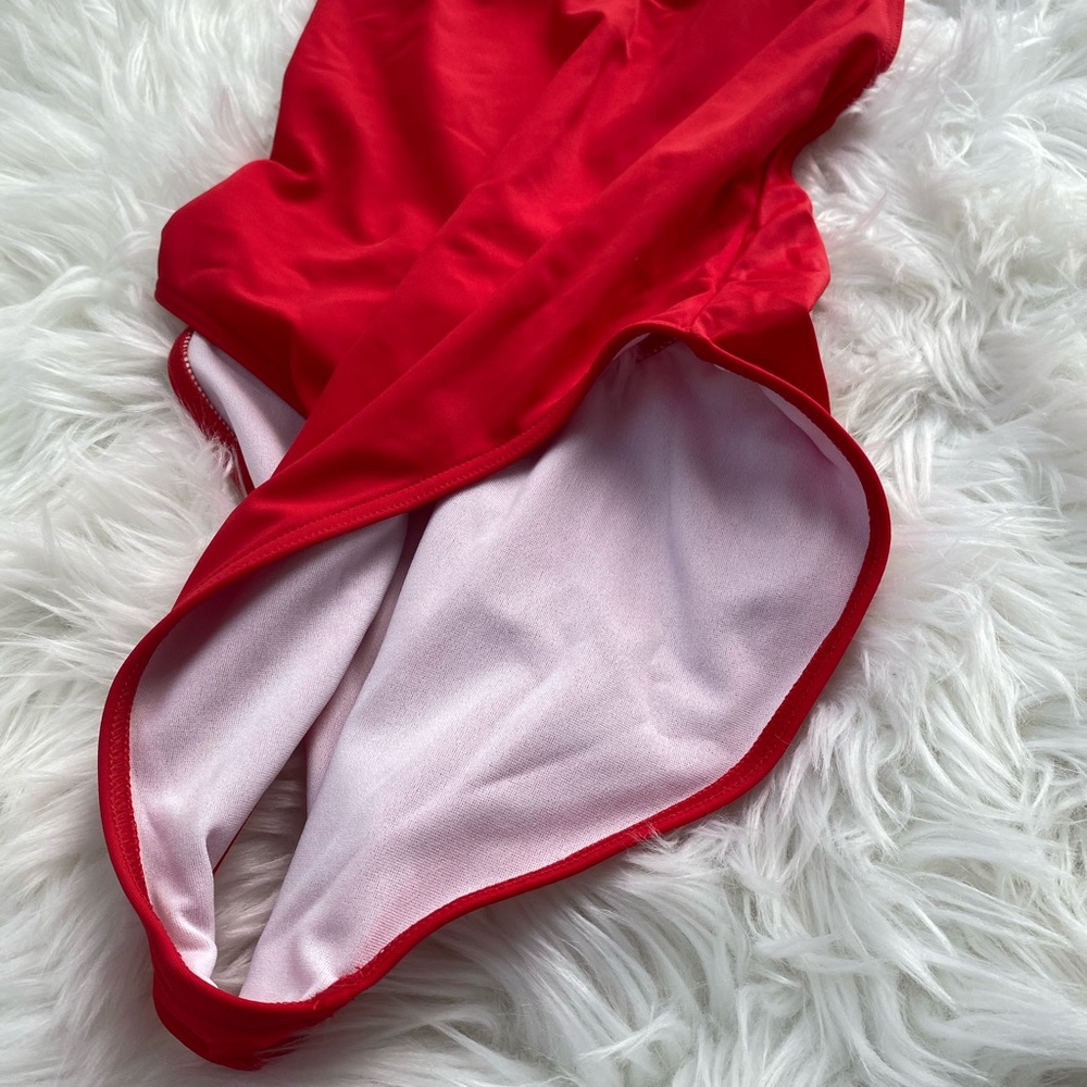 ASOS Swim Red One-Piece - Picture 5 of 6